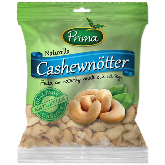 Prima Cashew Naturell Klass 1 400 g