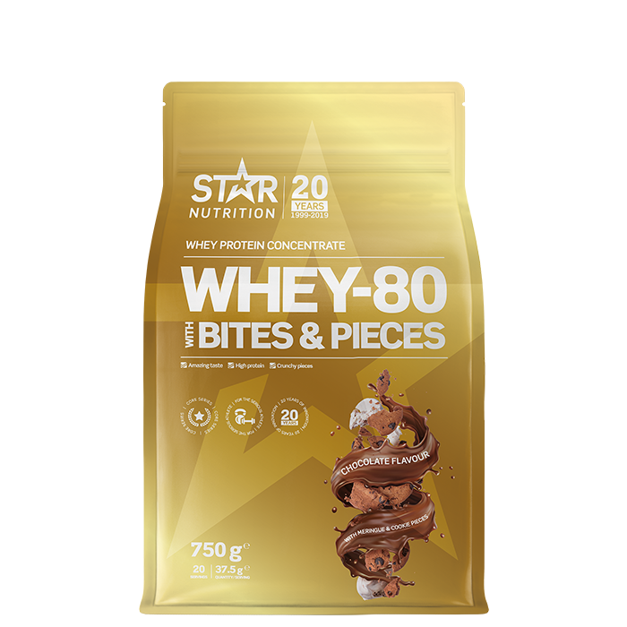 Whey-80, 750 g, Chocolate with meringue & cookie