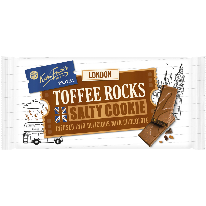 Mjölkchoklad "Salty Cookie" 130g - 50% rabatt