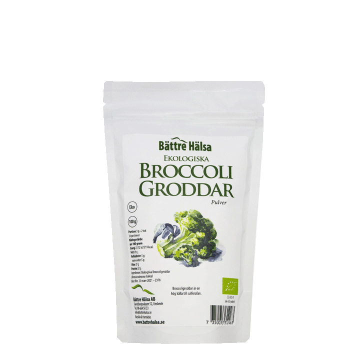 Broccoligroddar, 100 g