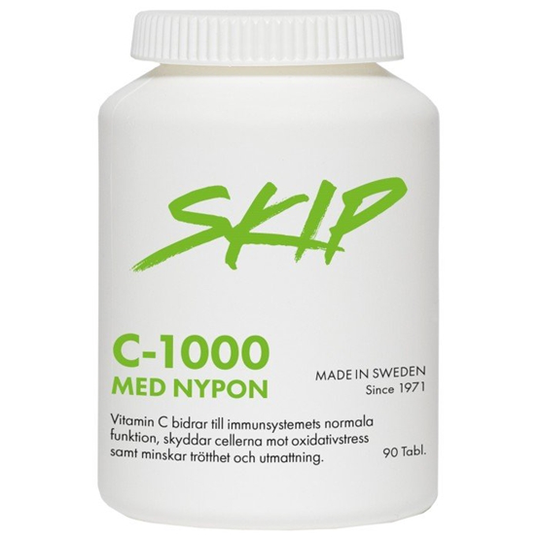 Skip Nutrition Skip C-1000 med nypon 90 tabletter