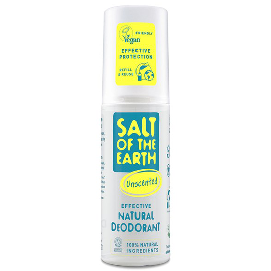 Salt of the Earth Unscented Natural Deodorant Spray 100 ml