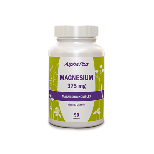 Alpha Plus Magnesium 375 mg 90 kapslar