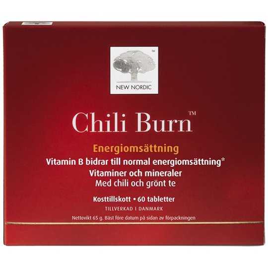 New Nordic Chili Burn 120 tabletter