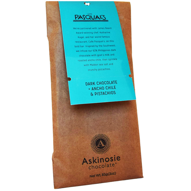Mörk Chokladkaka Chili & Pistagenötter 85g - 78% rabatt