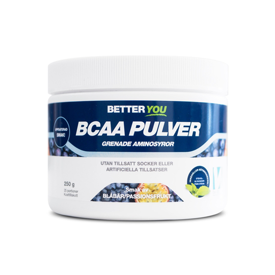 Better You BCAA Pulver Passionsfrukt Blåbär 250 g