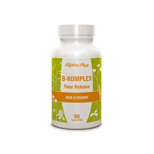 Alpha Plus B-Komplex Time Release 90 tabletter