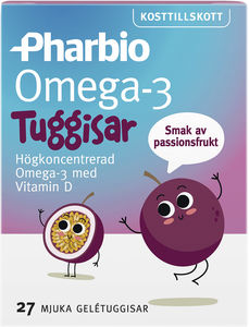 Pharbio Omega-3 Tuggisar 27 st