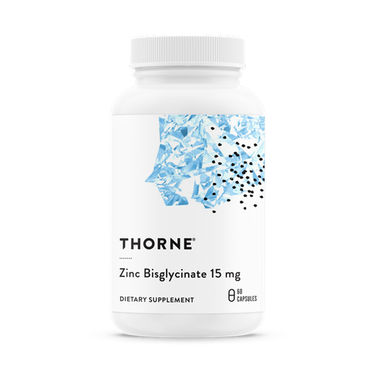 Thorne Zinc Bisglycinate 15 mg 60 kapslar