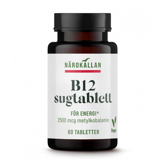 Närokällan B12 sugtablett 60 tabletter