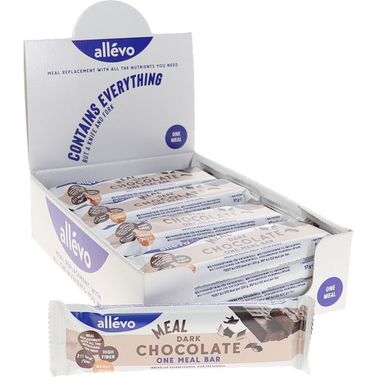 Allévo Måltidsersättning Bars Mörk Choklad 20-pack