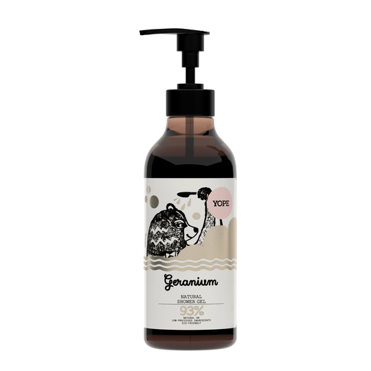 YOPE Natural shower gel Geranium 400 ml