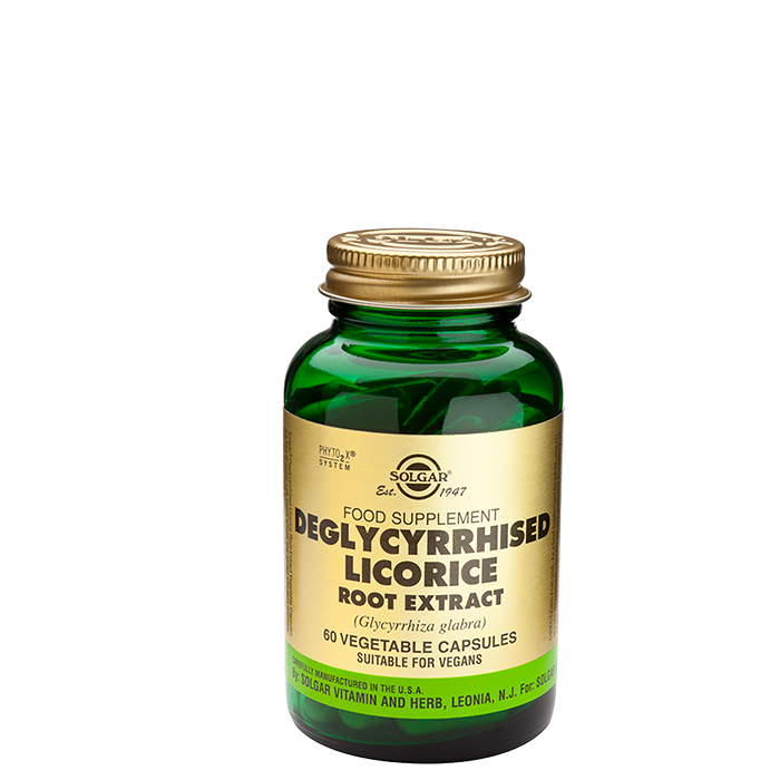 Deglycyrhised Licorice root extract, 60 kapslar