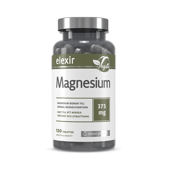 Elexir Pharma Elexir Magnesium 375 mg 120 tabletter