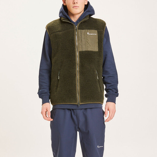 Sweat ELM teddy fleece vest - GRS/Vegan