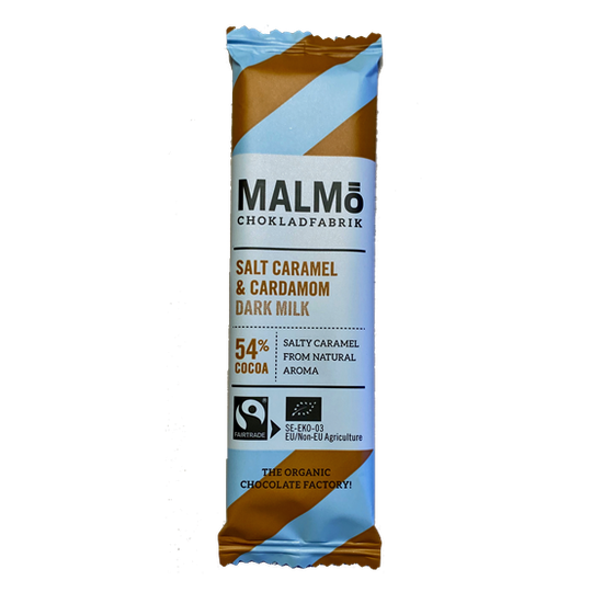 Malmö Chokladfabrik Salt Karamell & Kardemumma 25 g