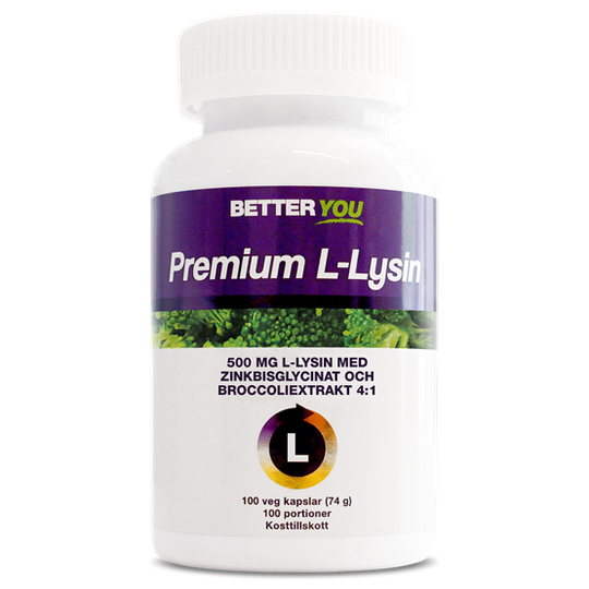 Better You Premium L-Lysin 100 kapslar