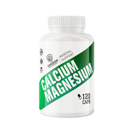 Swedish Supplements Calcium Magnesium 120 kapslar