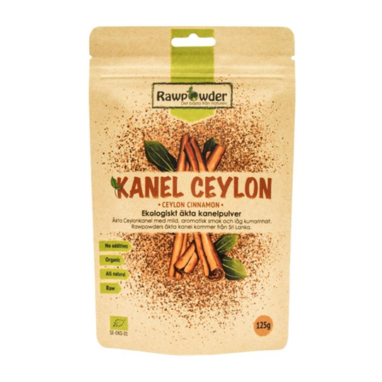 Rawpowder Äkta Kanelpulver Eko 125 g