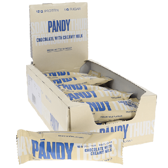 Pändy Proteinbar Chocolate & Milk 18-pack