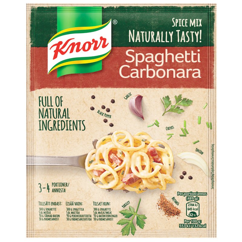 Kryddmix Carbonarasås - 20% rabatt