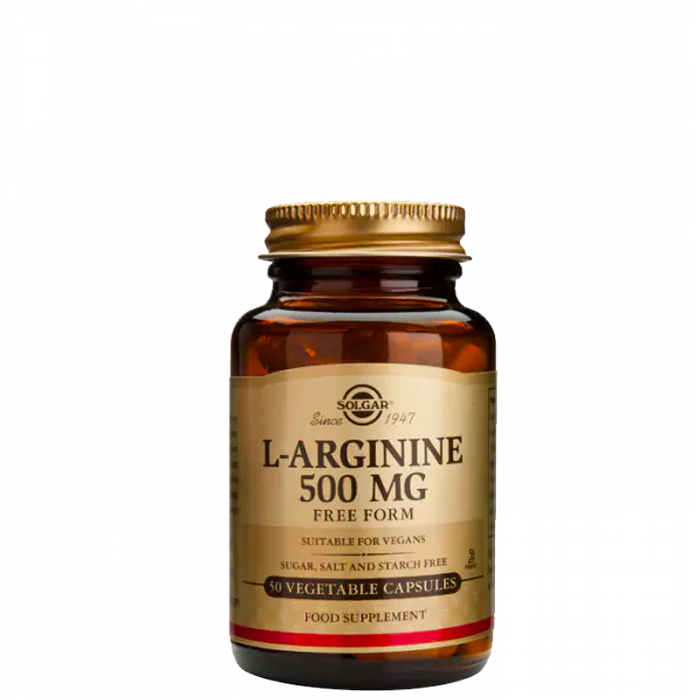 L-arginine 500mg, 50 kapslar
