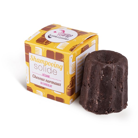 Lamazuna Schampokaka för normalt hår - Chocolate, 55 g