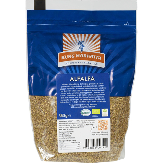 Kung Markatta Alfalfa Krav 350 g