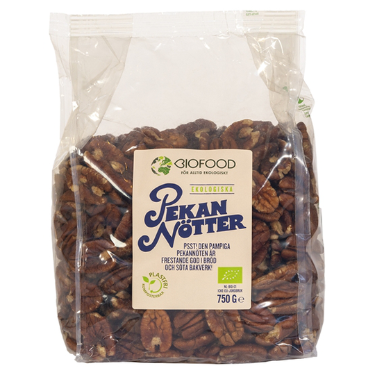 Biofood Pekannötter 750 g