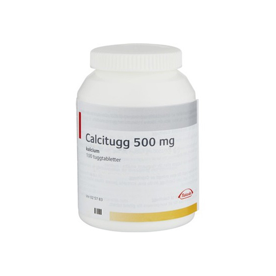 Calcitugg tuggtablett 500 mg 100 st