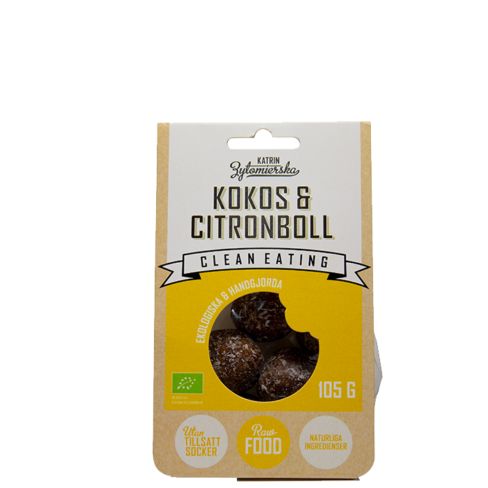 Ekologisk Kokos & Citronboll, 105 g