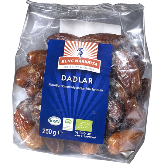 Kung Markatta Dadlar KRAV 250 g