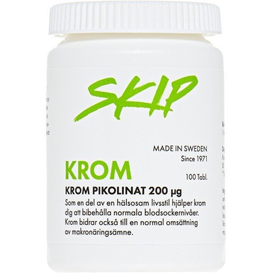 Skip Nutrition Skip Krom 100 tabletter