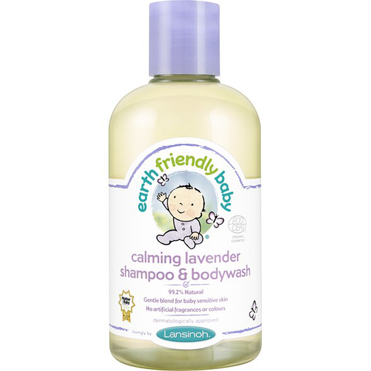 Earth Friendly Baby Calming Lavender Shampoo & Bodywash, 250 ml