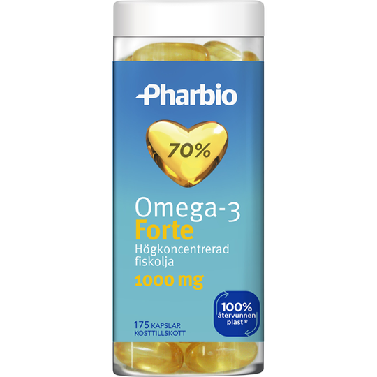 Pharbio Omega-3 Forte 175 kapslar
