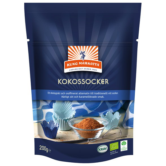 Kung Markatta Kokossocker, 200 g