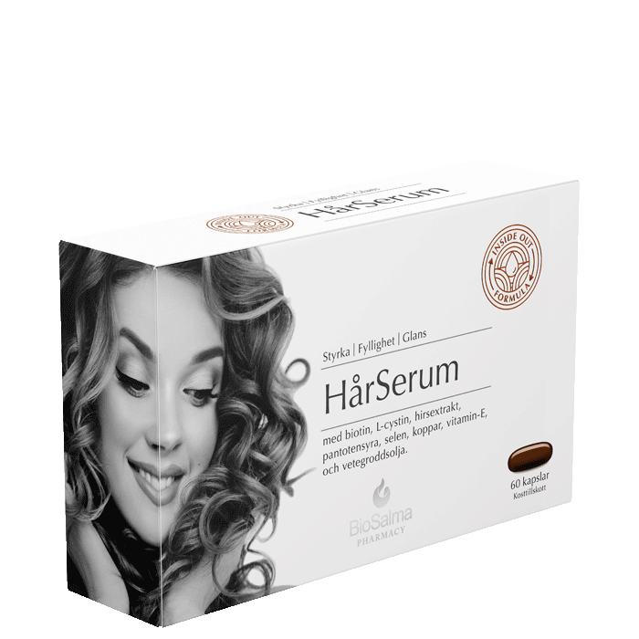 Hårserum, 60 kapslar