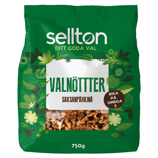 Sellton Valnötter 750 g