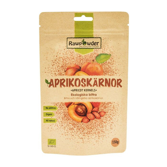 Rawpowder Aprikoskärnor bittra 150 g