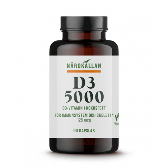 Närokällan D3 5000 90 kapslar