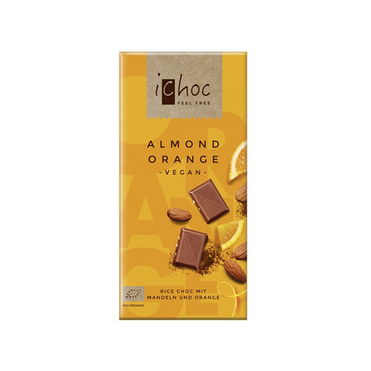 iChoc Rischoklad Almond Orange 80 g