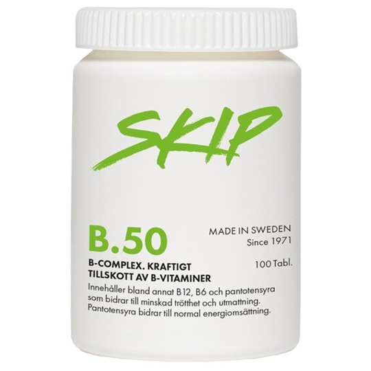 Skip Nutrition Skip B50 B-komplex 100 tabletter