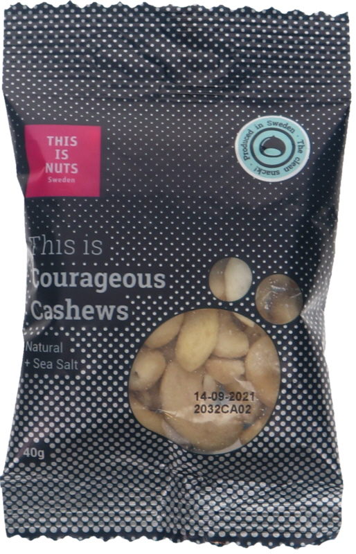 Nötter Courageous Cashews - 10% rabatt