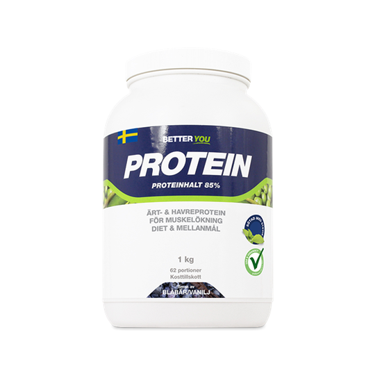 Better You Ärt & Havreprotein Blåbär & Vanilj 1 kg