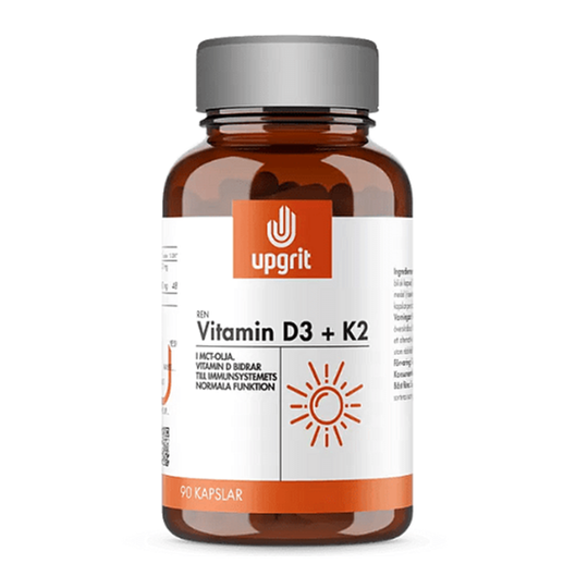 Upgrit Ren Vitamin D3 + K2 90 kapslar