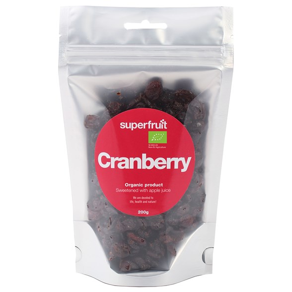 Superfruit Torkade Tranbär, 200 g