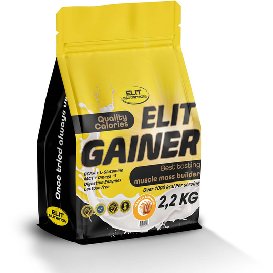 Elit Nutrition Elit Gainer Lactose Free Vanilla Caramel