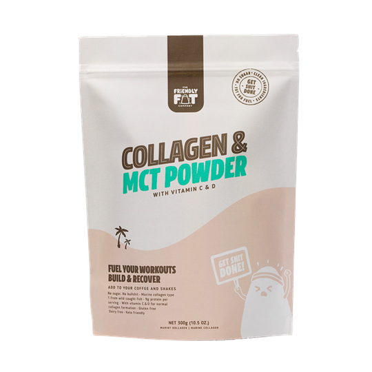 The Friendly Fat Company Collagen med Vitamin C & D 300 g