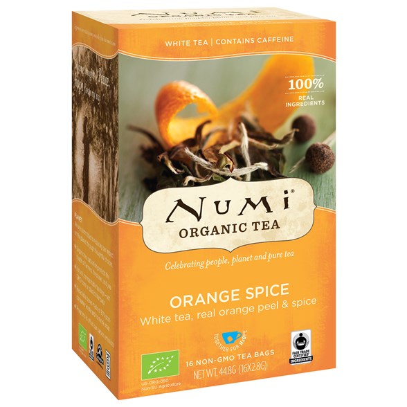 Numi Organic Tea Orange Spice, 16 påsar
