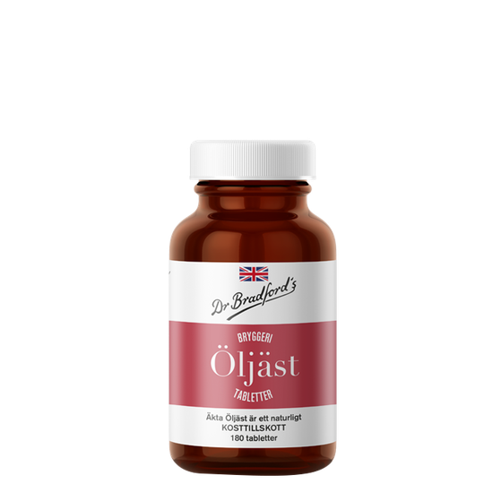 Dr Bradford's Öljäst, 180 tabletter